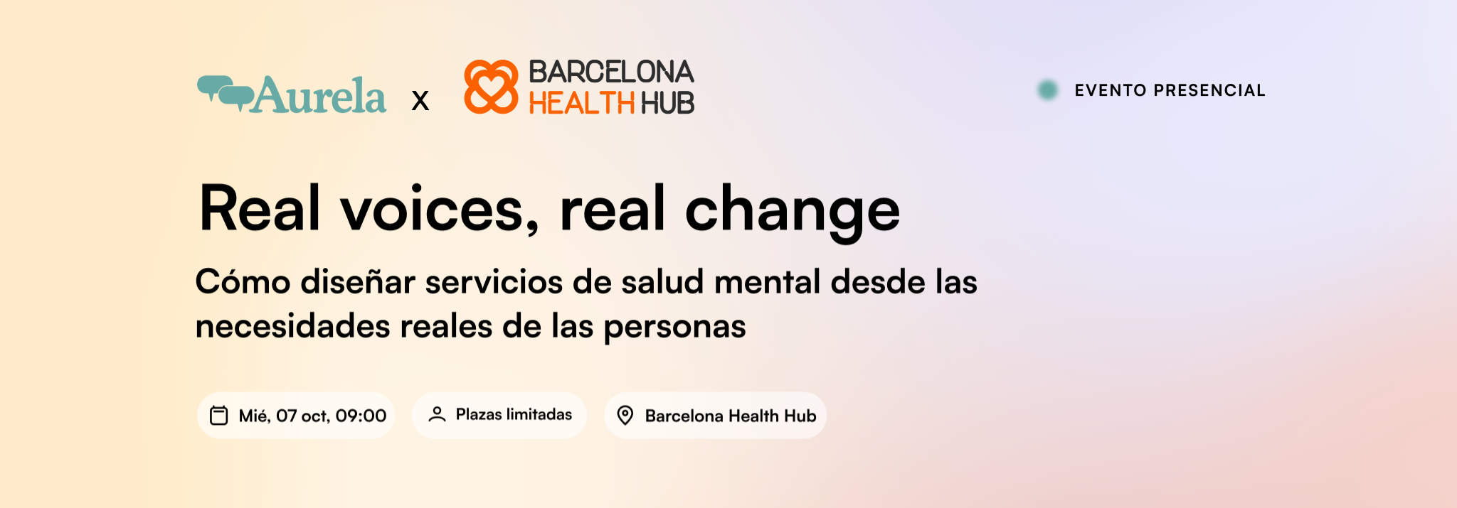 Aurela brings together mental health stakeholders to discuss how to design services around people’s real needs 