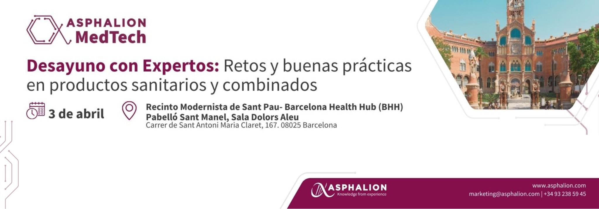 Breakfast with Experts: Challenges and best practices in medical and combination products