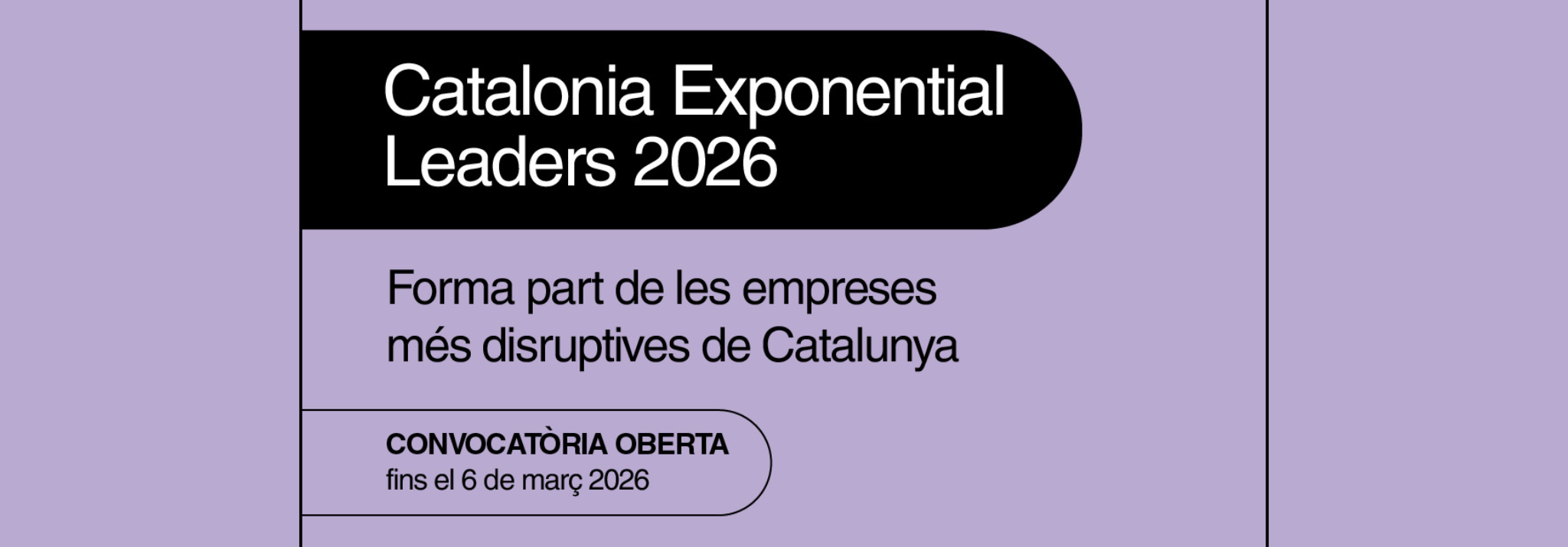 6th Call for Catalonia Exponential Leaders 2026 (CEL’26)