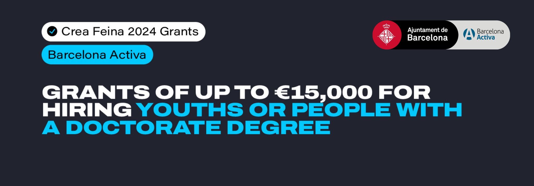 Get up to 15,000€ in grants for hiring talent