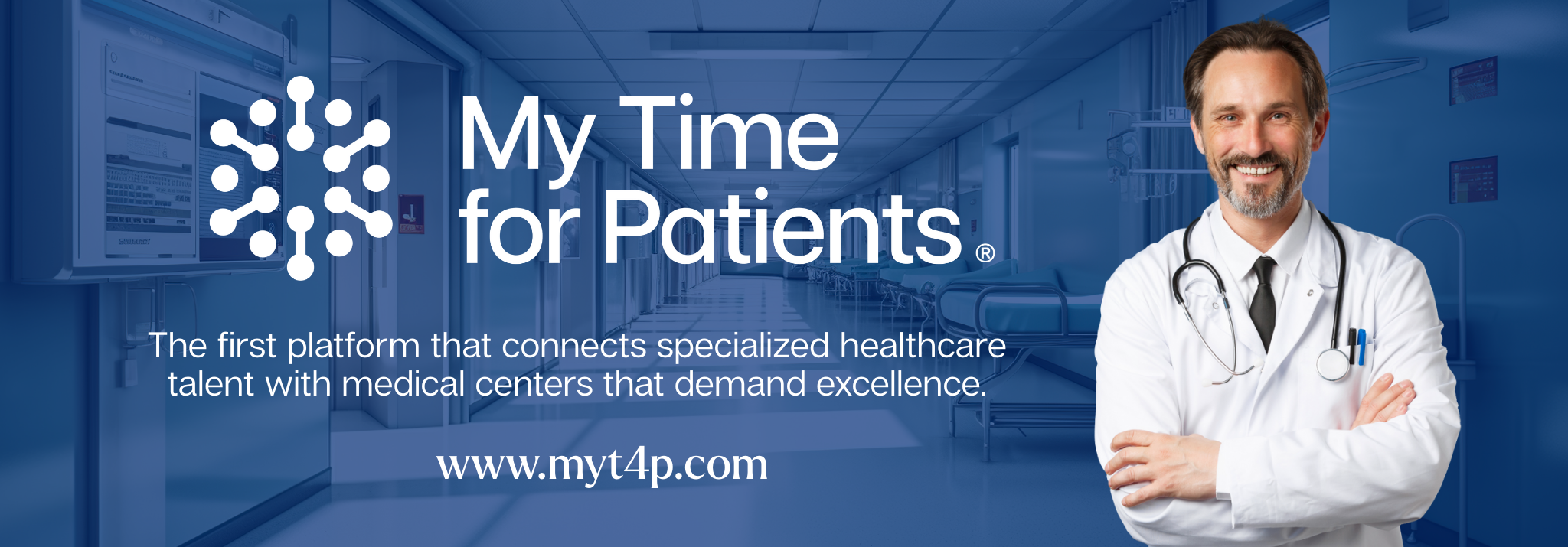 My Time For Patients is born:  The first platform that connects specialized healthcare talent with healthcare centers.