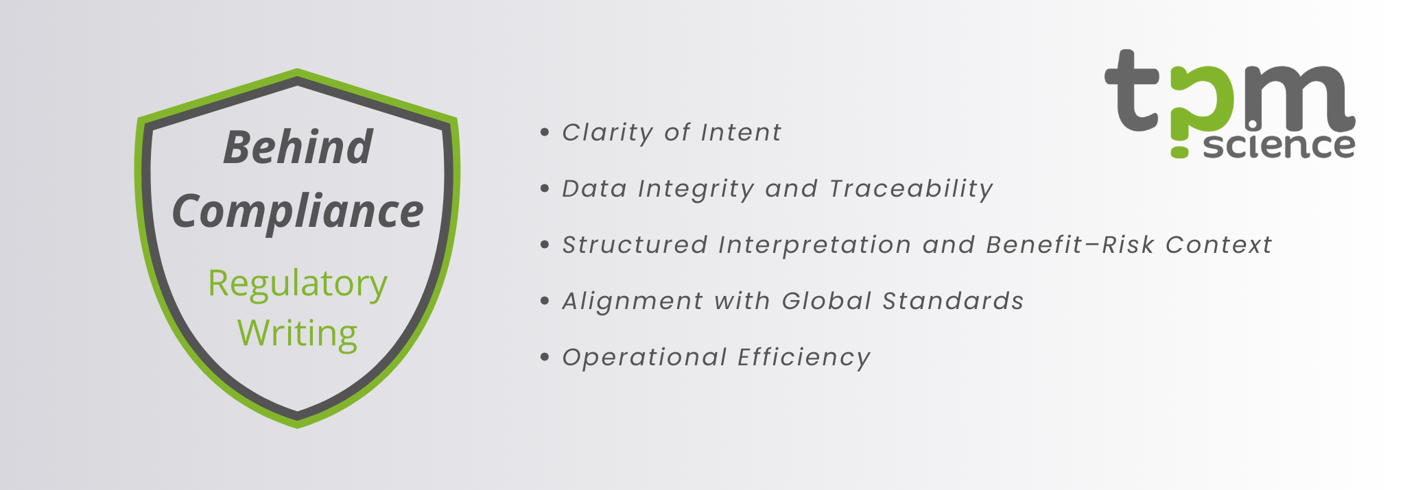 TPM Science’s Strategic Approaches to Strong Regulatory Writing