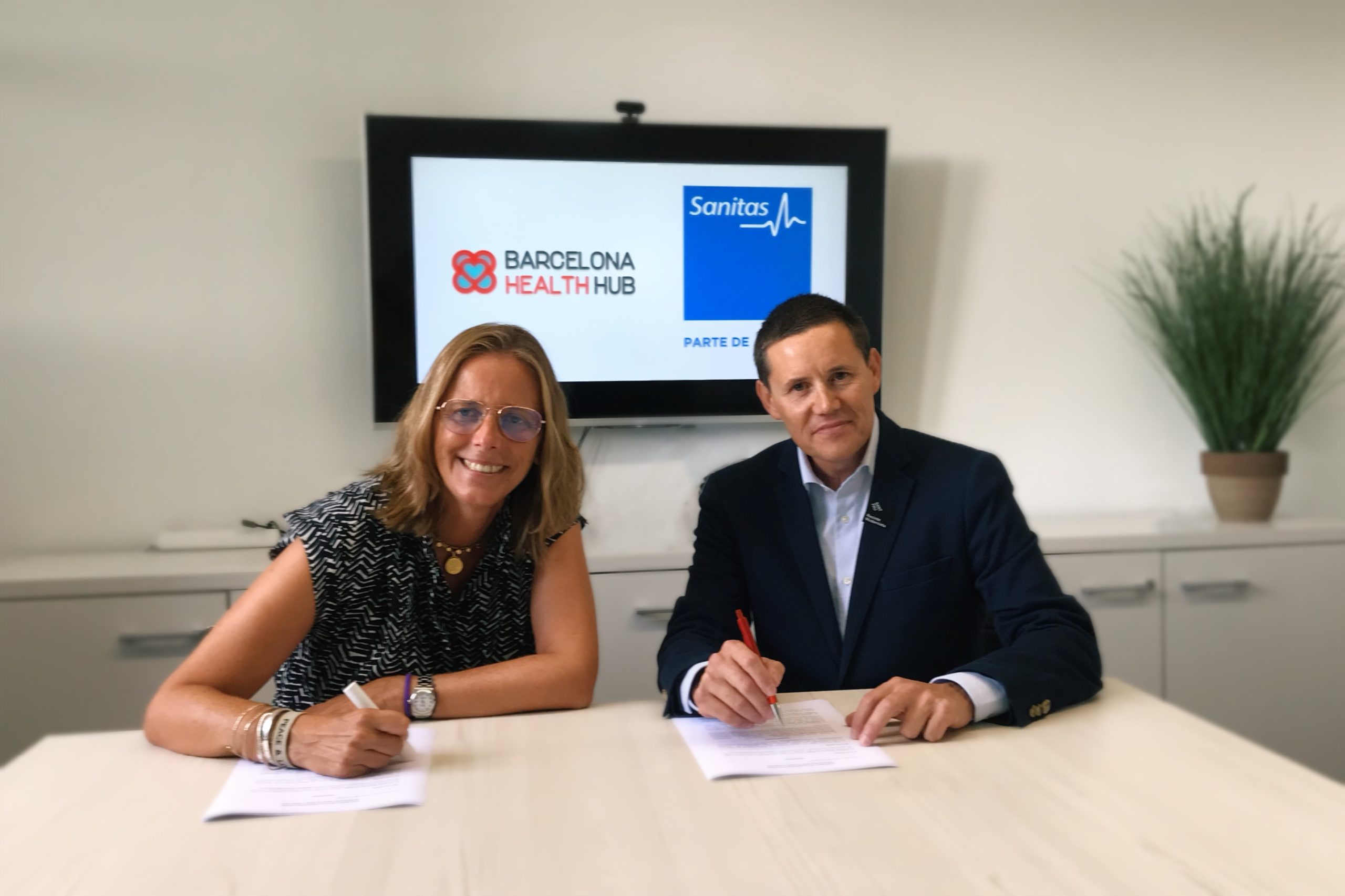 Sanitas renews its agreement with Barcelona Health Hub to boost digital transformation of health
