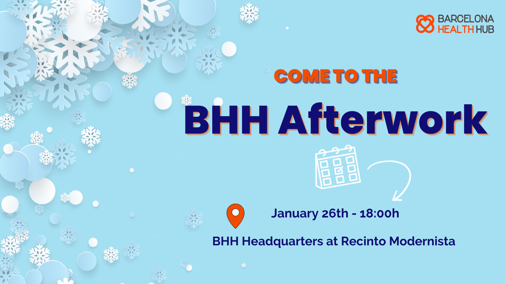 Toast to the new year at the BHH Afterwork on January 26th