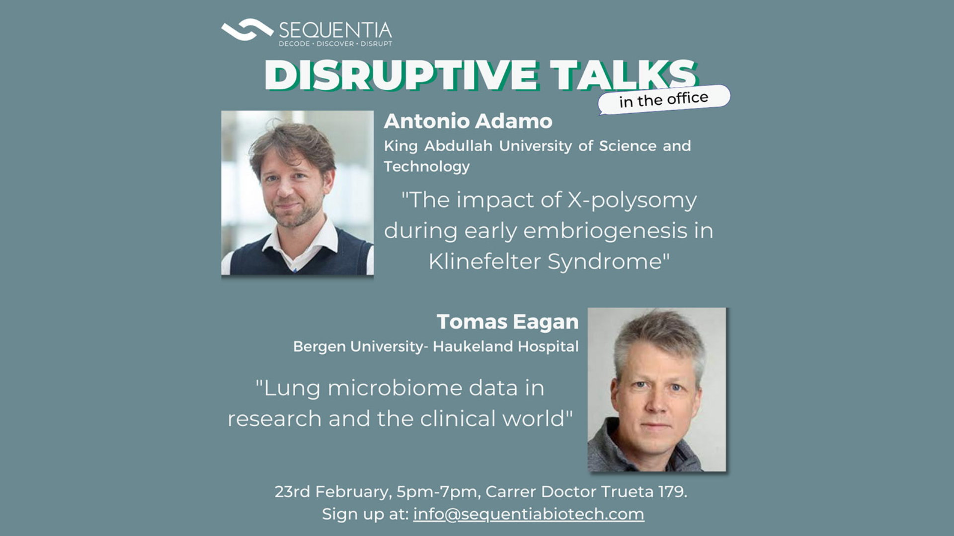 Sequentia Disruptive Talks - #BHHMembersInitiatives