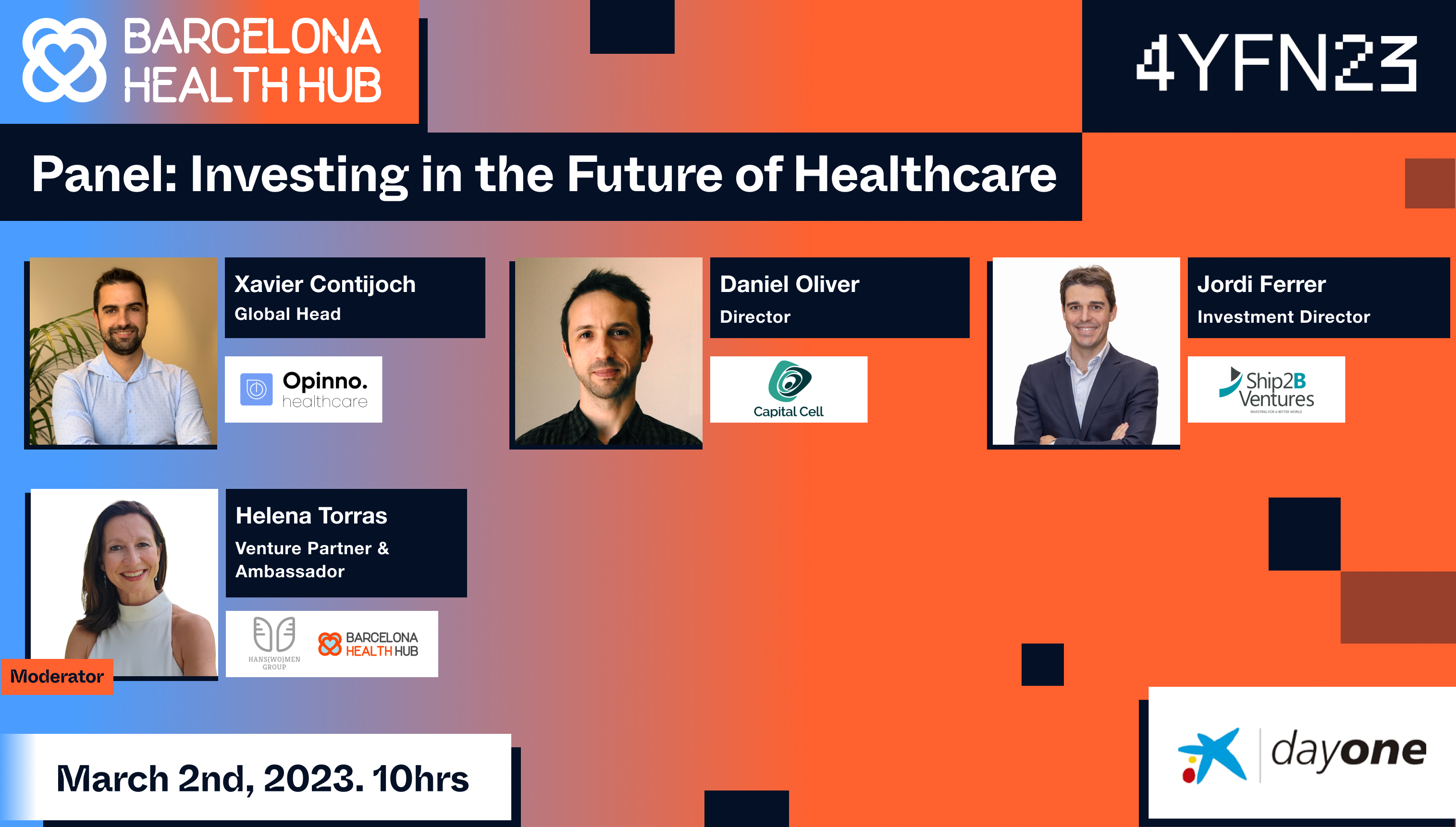 4YFN – Create connections at the #BHHPanel about 