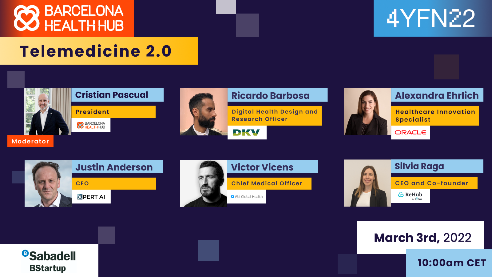 4YFN - Don't miss the #BHHPanel about 