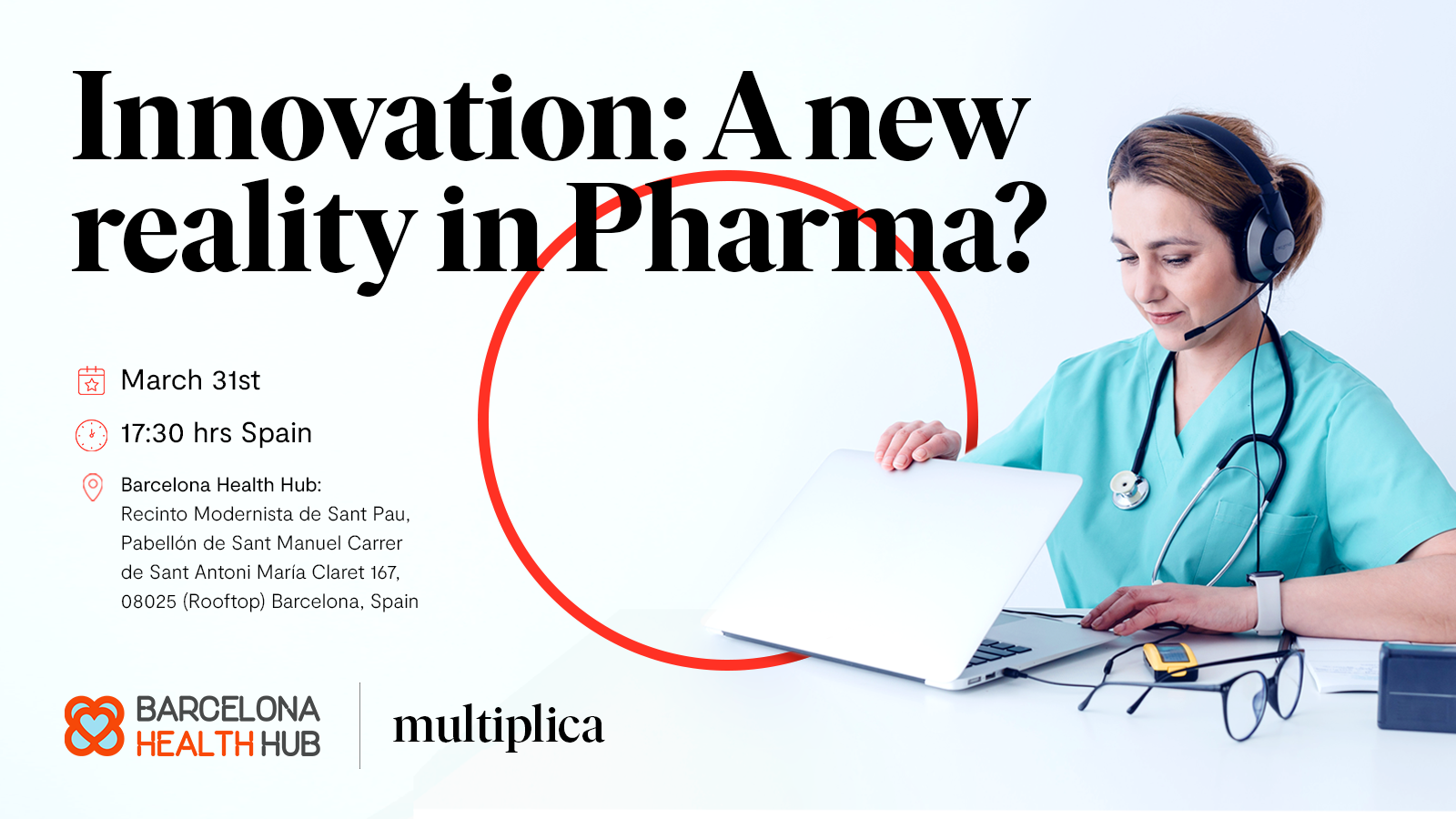 Rooftop Talk Session with Multiplica on March 31 - Innovation: A new reality in Pharma?