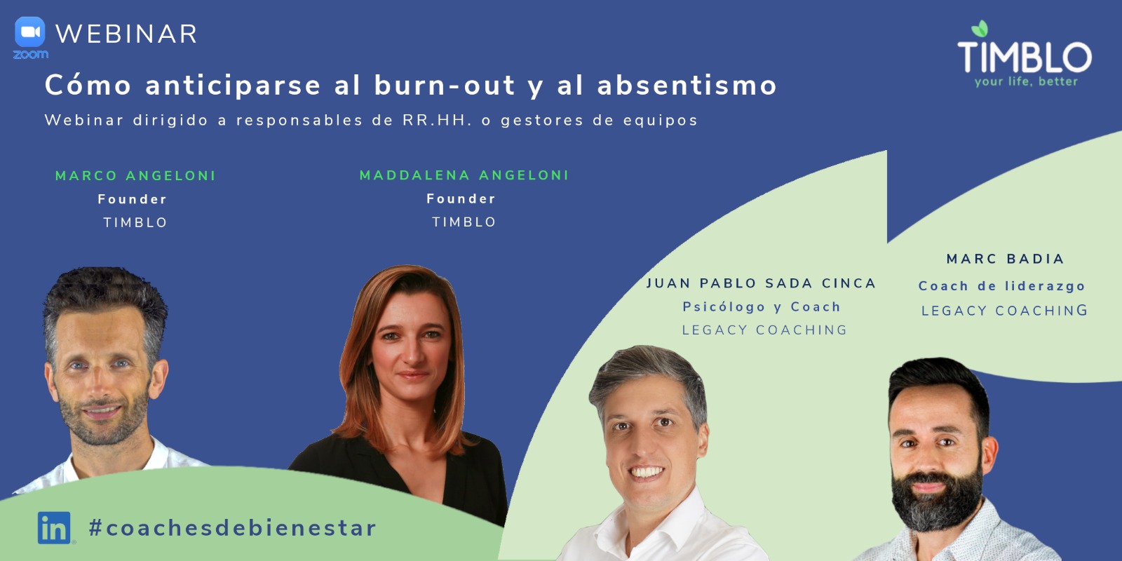 Webinar: Anticipating burn-out and absenteeism by BHH member Timblo - #BHHMembersInitiatives